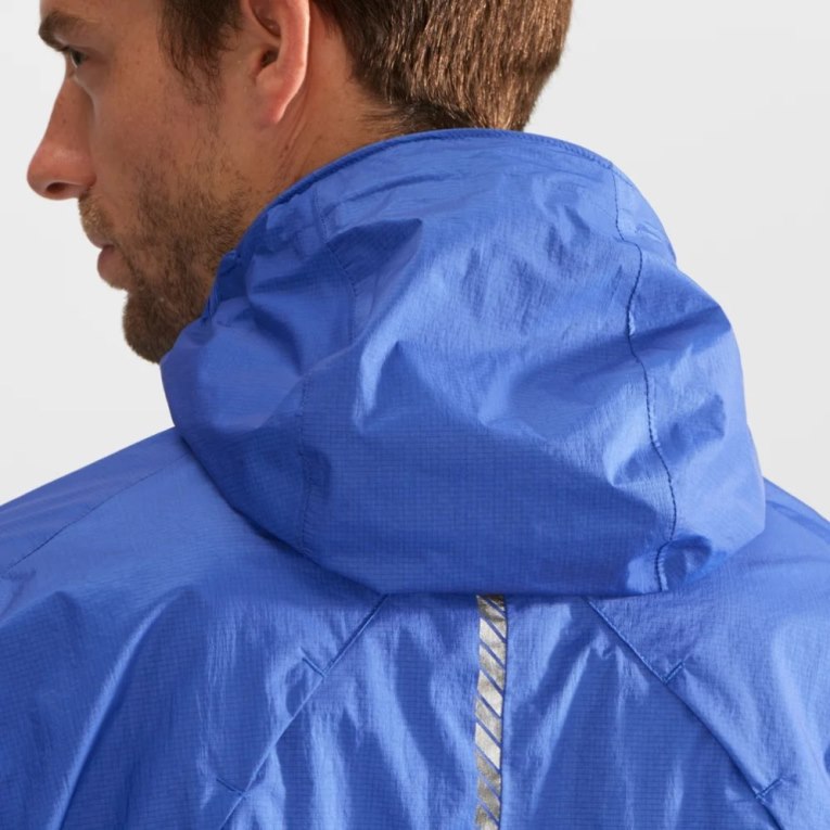 Salomon Bonatti Waterproof Men's Shell Jackets Blue | CA 52J46